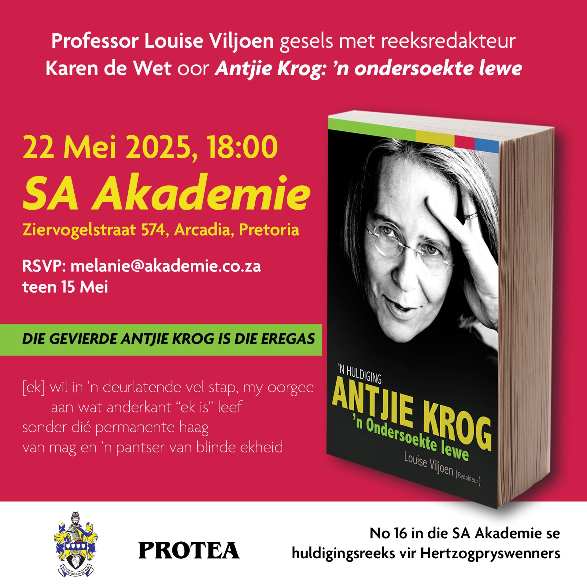Uitnodiging Bekendstelling Van Antjie Krog n Ondersoekte Lewe LitNet uitnodiging-bekendstelling-van-antjie-krog-n-ondersoekte-lewe-litnet