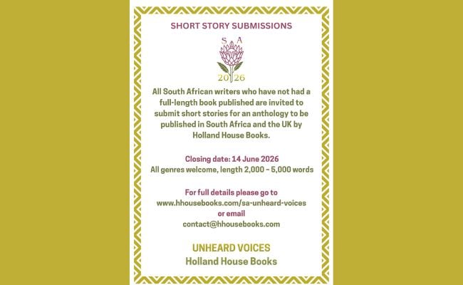 Press release: Unheard Voices – call for submissions - LitNet